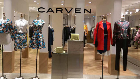 Oluce lights up the Carven boutique in Hong Kong