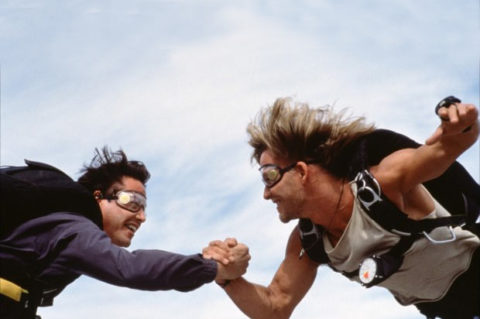 Oluce nella scenografia del remake americano di Point Break