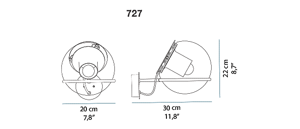 The Globe - 727, design Joe Colombo