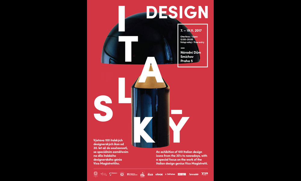 Oluce nella mostra sul Design Italiano a Praga