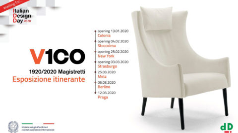 Oluce will be one of the protagonists of the travelling exhibition “100 Years of Vico Magistretti”