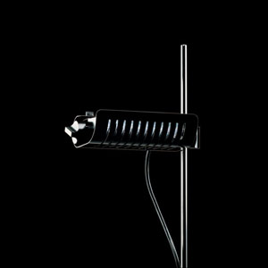 Colombo con sistema led, disponibile in finitura nero e bronzo anodic