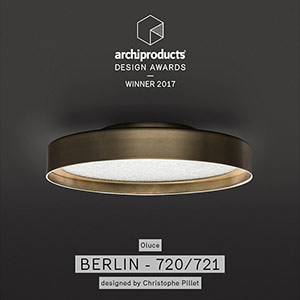 The Berlin is awarded top place in the 2017 Archiproducts Design Awards lighting category